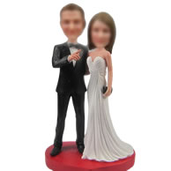 Personalized Custom bobbleheads of Wedding