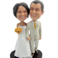 Personalized Custom bobbleheads of Wedding