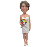 Personalized custom bridesmaids bobbleheads