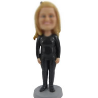 Personalized Custom Casual woman bobbleheads