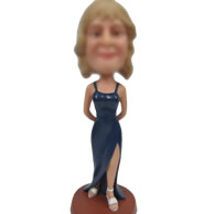 Personalized Custom evening party clothing bobbleheads