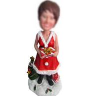 Personalized Custom  Christmas bobble head