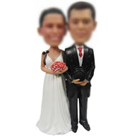 Personalized Custom Wedding bobble head doll