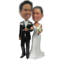 Personalized Custom Wedding bobbleheads