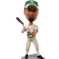 Personalized customized bobblehead baseball player
