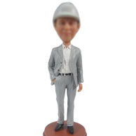 Personalized man bobbleheads