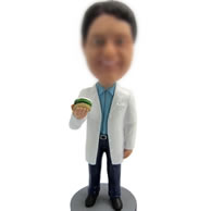 Personalized man with Doctor bobble head doll
