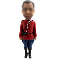 Personalized military personnel bobbleheads