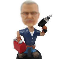 Personalized Repairman bobbleheads