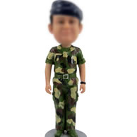 Personalized Soldier bobbleheads