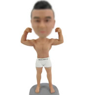 Personalized Strong man bobbleheads