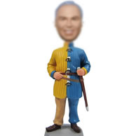 Personalized the samurai bobbleheads