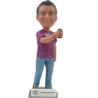 Personalizedman with Beer bobbleheads