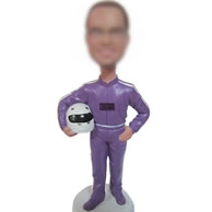 Racing driver bobbleheads