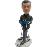 Skiing  bobbleheads