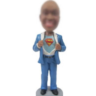 Super man bobbleheads