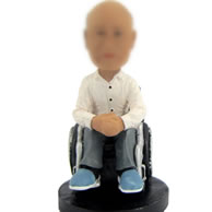 Wheelchair bobble heads