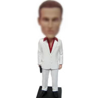 White suit bobbleheads