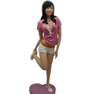 Casual Girl Bobble Doll 12 Inch