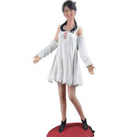 Casual Girl Head Doll 12 Inch