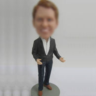 Casual Male bobble head doll