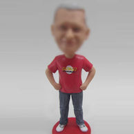 Comfortable Male bobbleheads