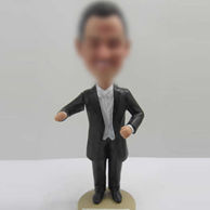 Conductor bobble head doll