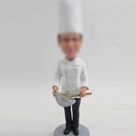 Cook bobble head doll