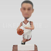 Custom basketball bobble doll