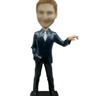 Custom Man In Suit Bobblehead 12 Inch