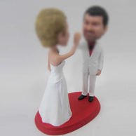 Custom wedding bobble head doll