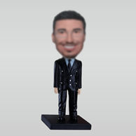 Custom work man bobble heads