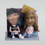 Customized couple bobble head