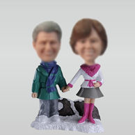 Customized couple bobble heads