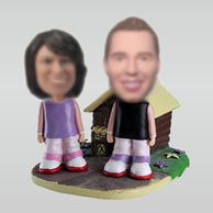 Customized couple bobblehead doll