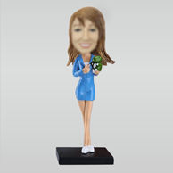 Customized Cute Girl bobble head