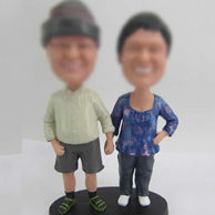 Dad and Mom bobble head doll