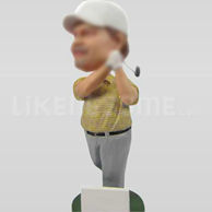 Golf bobble head doll