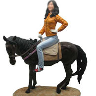 Horse Riding Bobble 12 Inch