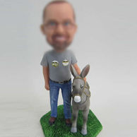 Man with Donkey bobble