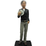 Man With Hat Bobble 12 Inch
