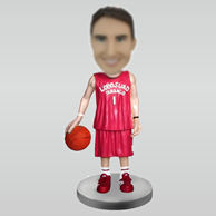 Personalized custom basketball bobblehead