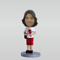 Personalized custom bobbleheads of mom