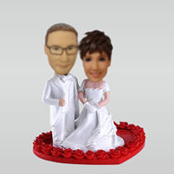 Personalized custom Classic wedding bobble heads