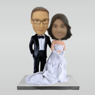 Personalized custom Classic wedding bobbleheads