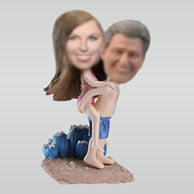 Personalized custom couple bobblehead doll