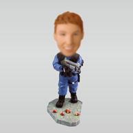 Personalized custom CS bobblehead