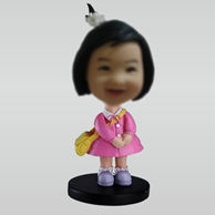 Personalized custom Cute Girl bobble heads