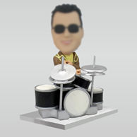 Personalized custom Drummer drums bobbleheads