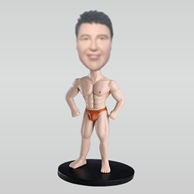 Customizing Personalized Fitness Coach Bobbleheads-Strong man